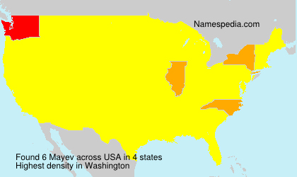 Surname Mayev in USA Surname Mayev in USA