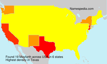 Surname Mayfarth in USA Surname Mayfarth in USA