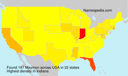 Surname Maymon in USA Surname Maymon in USA