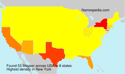 Surname Mayper in USA Surname Mayper in USA