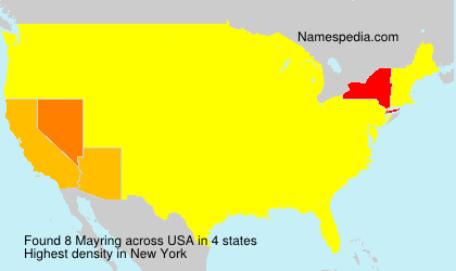 Surname Mayring in USA Surname Mayring in USA