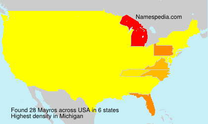 Surname Mayros in USA Surname Mayros in USA