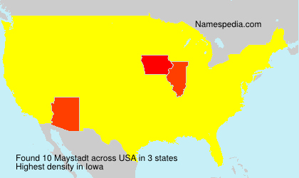 Surname Maystadt in USA Surname Maystadt in USA