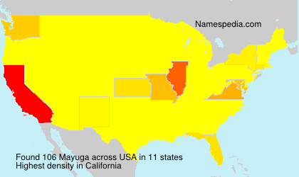 Surname Mayuga in USA Surname Mayuga in USA
