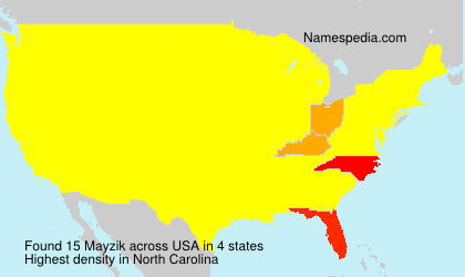 Surname Mayzik in USA Surname Mayzik in USA