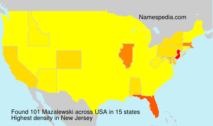 Surname Mazalewski in USA Surname Mazalewski in USA