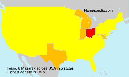 Surname Mazarek in USA Surname Mazarek in USA
