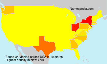 Surname Mazina in USA Surname Mazina in USA