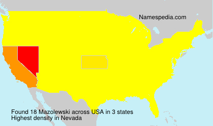 Surname Mazolewski in USA Surname Mazolewski in USA