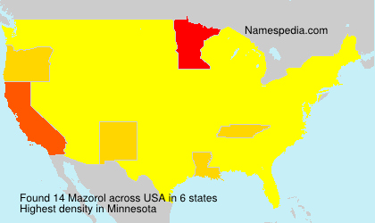 Surname Mazorol in USA Surname Mazorol in USA