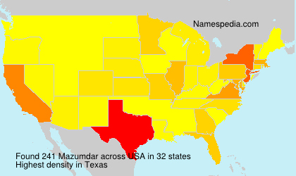 Surname Mazumdar in USA Surname Mazumdar in USA