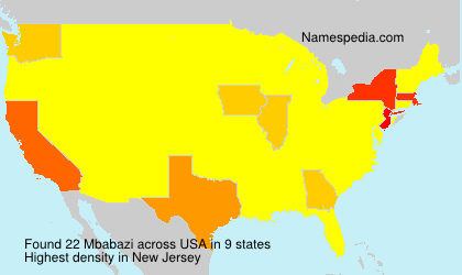 Surname Mbabazi in USA