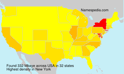 Surname Mbaye in USA Surname Mbaye in USA