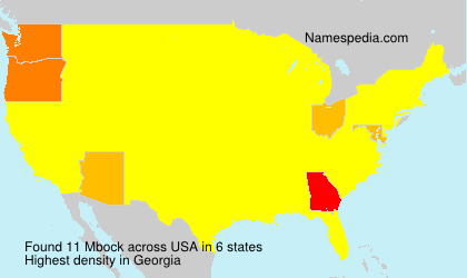 Surname Mbock in USA Surname Mbock in USA