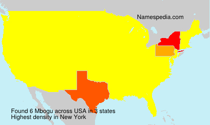 Surname Mbogu in USA Surname Mbogu in USA