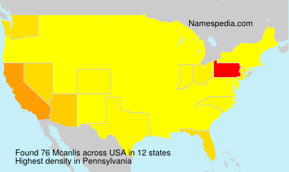 Surname Mcanlis in USA Surname Mcanlis in USA