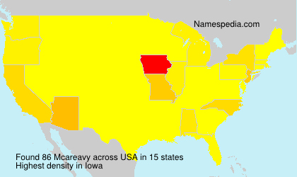 Surname Mcareavy in USA Surname Mcareavy in USA