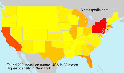 Surname Mccallion in USA Surname Mccallion in USA