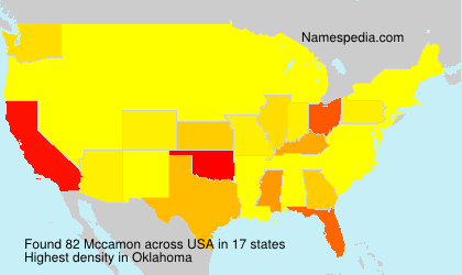 Surname Mccamon in USA Surname Mccamon in USA