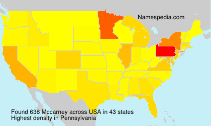Surname Mccarney in USA Surname Mccarney in USA