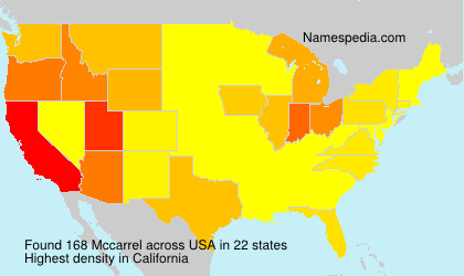 Surname Mccarrel in USA Surname Mccarrel in USA