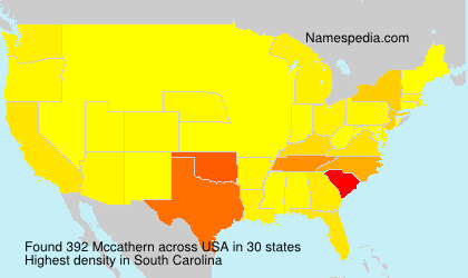 Surname Mccathern in USA Surname Mccathern in USA