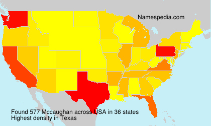 Surname Mccaughan in USA Surname Mccaughan in USA