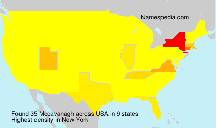 Surname Mccavanagh in USA Surname Mccavanagh in USA