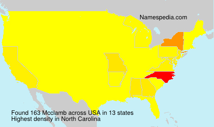 Surname Mcclamb in USA Surname Mcclamb in USA