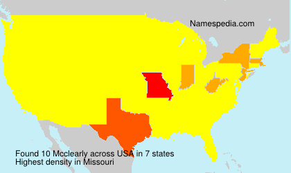 Surname Mcclearly in USA Surname Mcclearly in USA