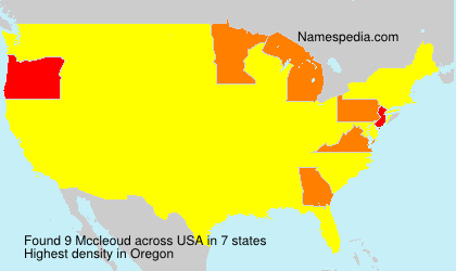 Surname Mccleoud in USA Surname Mccleoud in USA