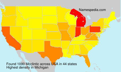 Surname Mcclintic in USA Surname Mcclintic in USA