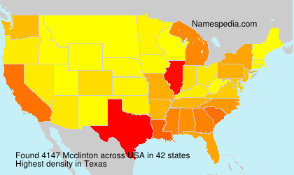 Surname Mcclinton in USA Surname Mcclinton in USA