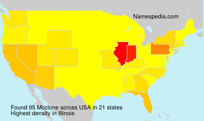 Surname Mcclone in USA Surname Mcclone in USA