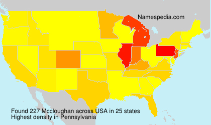 Surname Mccloughan in USA Surname Mccloughan in USA