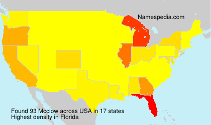 Surname Mcclow in USA Surname Mcclow in USA