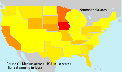 Surname Mcclun in USA Surname Mcclun in USA