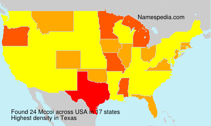 Surname Mccoi in USA Surname Mccoi in USA