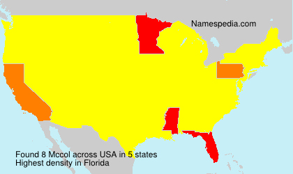 Surname Mccol in USA Surname Mccol in USA