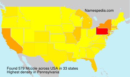 Surname Mccole in USA Surname Mccole in USA