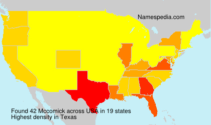 Surname Mccomick in USA Surname Mccomick in USA
