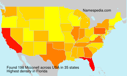 Surname Mcconell in USA Surname Mcconell in USA