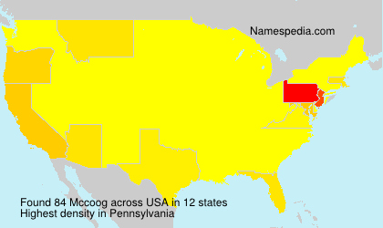 Surname Mccoog in USA Surname Mccoog in USA
