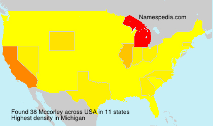 Surname Mccorley in USA Surname Mccorley in USA