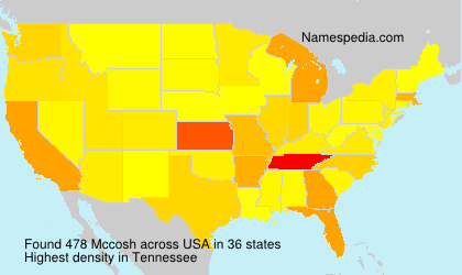 Surname Mccosh in USA Surname Mccosh in USA