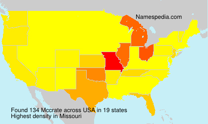 Surname Mccrate in USA Surname Mccrate in USA