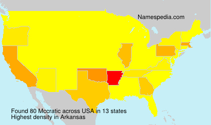 Surname Mccratic in USA Surname Mccratic in USA
