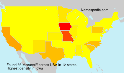 Surname Mccunniff in USA Surname Mccunniff in USA