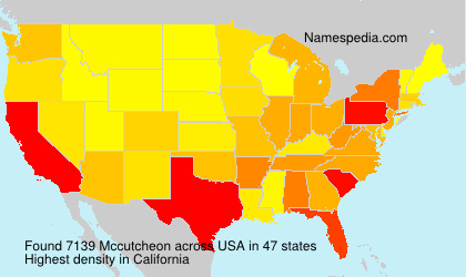 Surname Mccutcheon in USA Surname Mccutcheon in USA