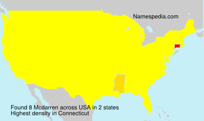 Surname Mcdarren in USA Surname Mcdarren in USA